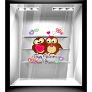 Αυτοκόλλητο βιτρίνας - Αγίος Βαλεντίνος 51